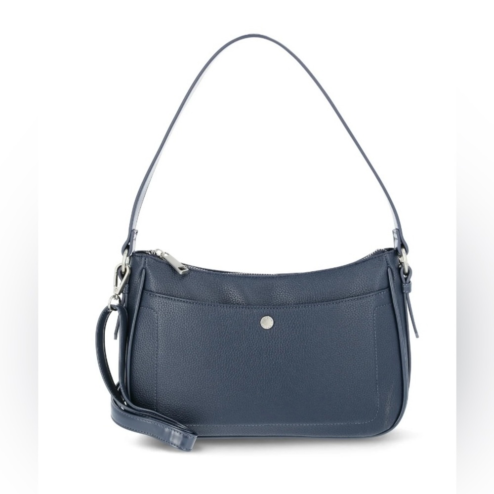 NWT‎ Fiorelli Crossbody Shoulder Bag Blueberry Faux Leather Convertible Purse
